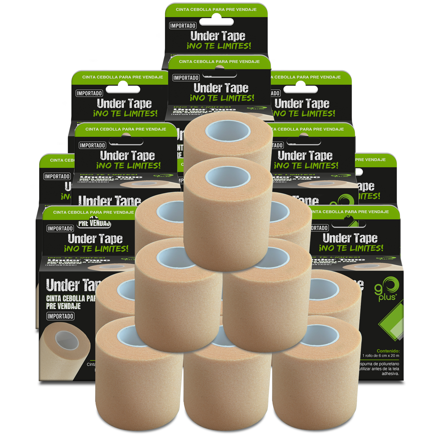 Cinta Cebolla Para Pre Vendaje Deportivo Under Tape Go Plus