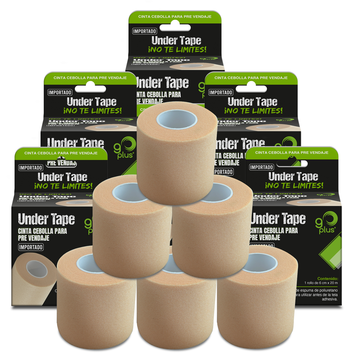 Cinta Cebolla Para Pre Vendaje Deportivo Under Tape Go Plus