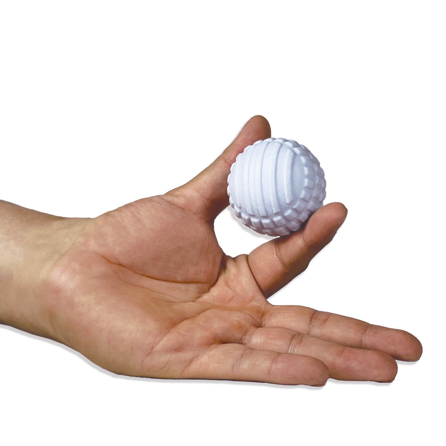 Pelota Blanca Rígida Para Masaje Muscular Go Plus Nódulos