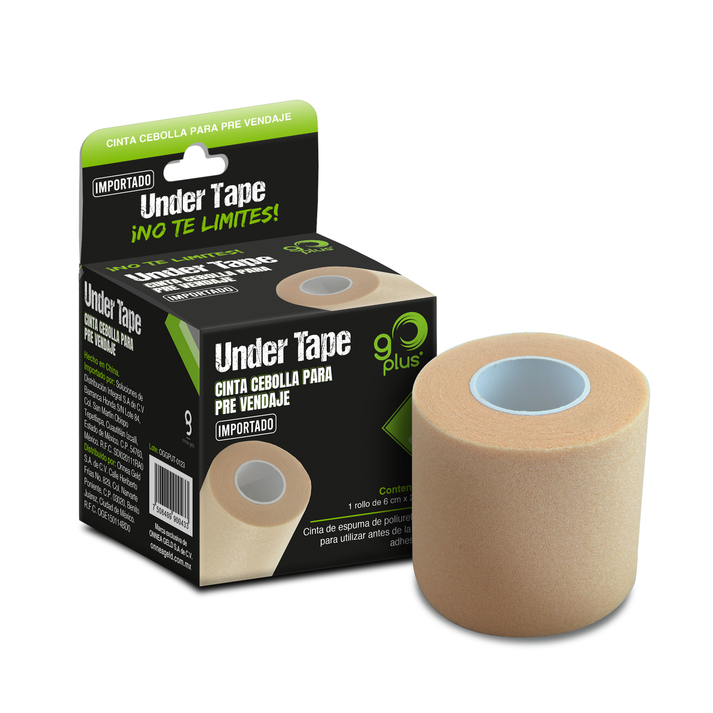 Cinta Cebolla Para Pre Vendaje Deportivo Under Tape Go Plus