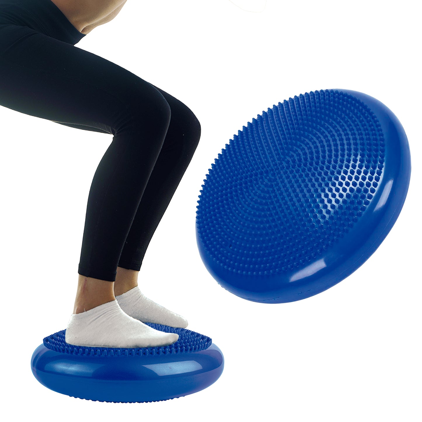 Cojín De Balance Inflable Go Plus Disco De Equilibrio Yoga y Rehabilitación