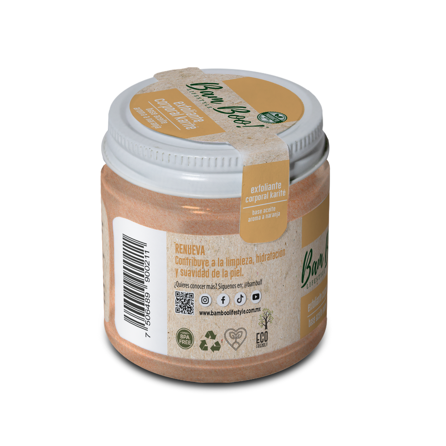 Exfoliante Corporal Karité Aroma Naranja 100 g Bam Boo! Lifestyle