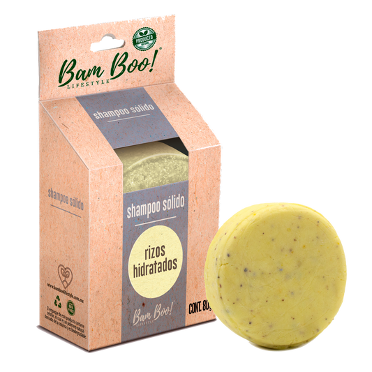 Handmade Solid Shampoo Hydrated Curls 80 g Bam Boo! Lifestyle