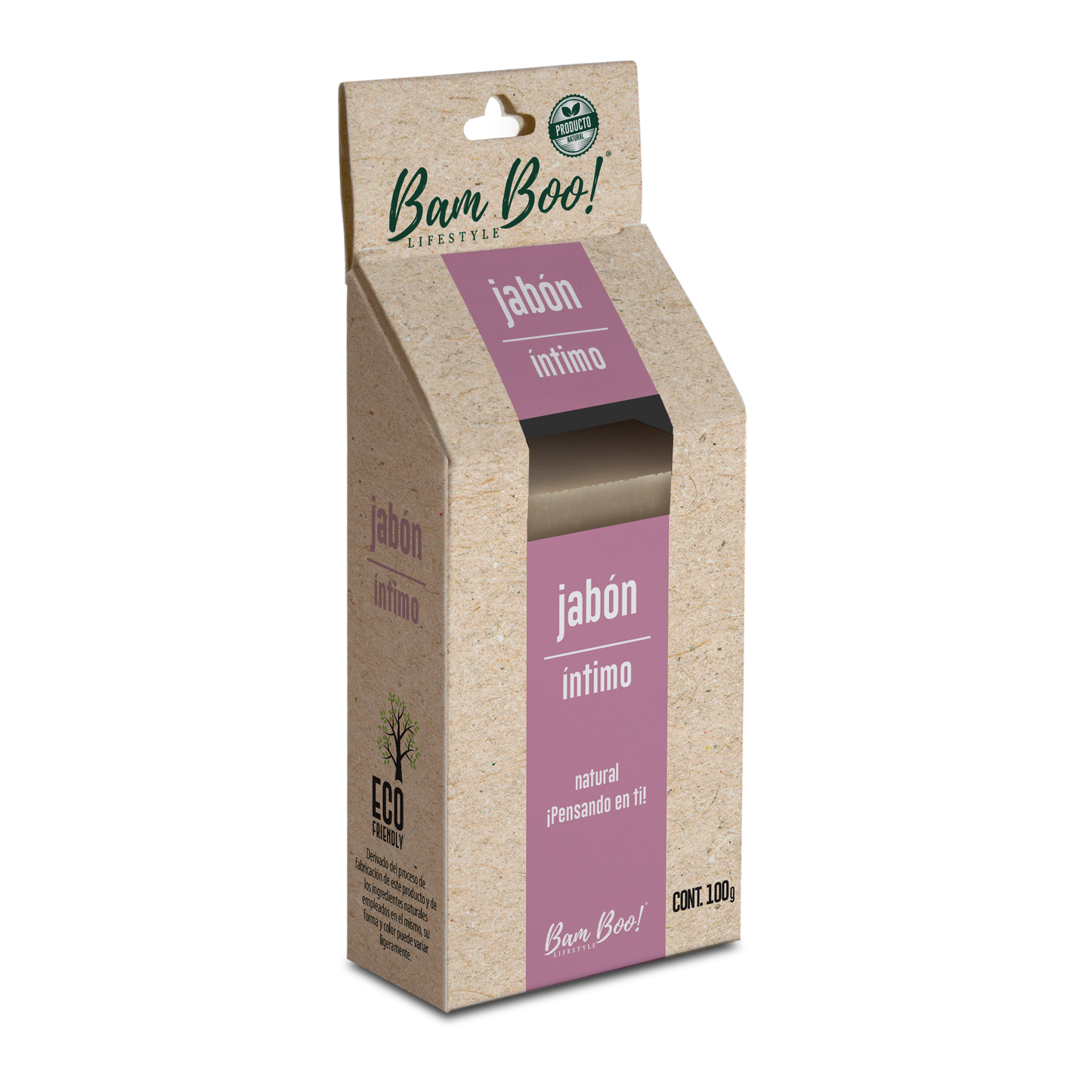Jabón Artesanal Íntimo Regulador PH 100 g Bam Boo! Lifestyle