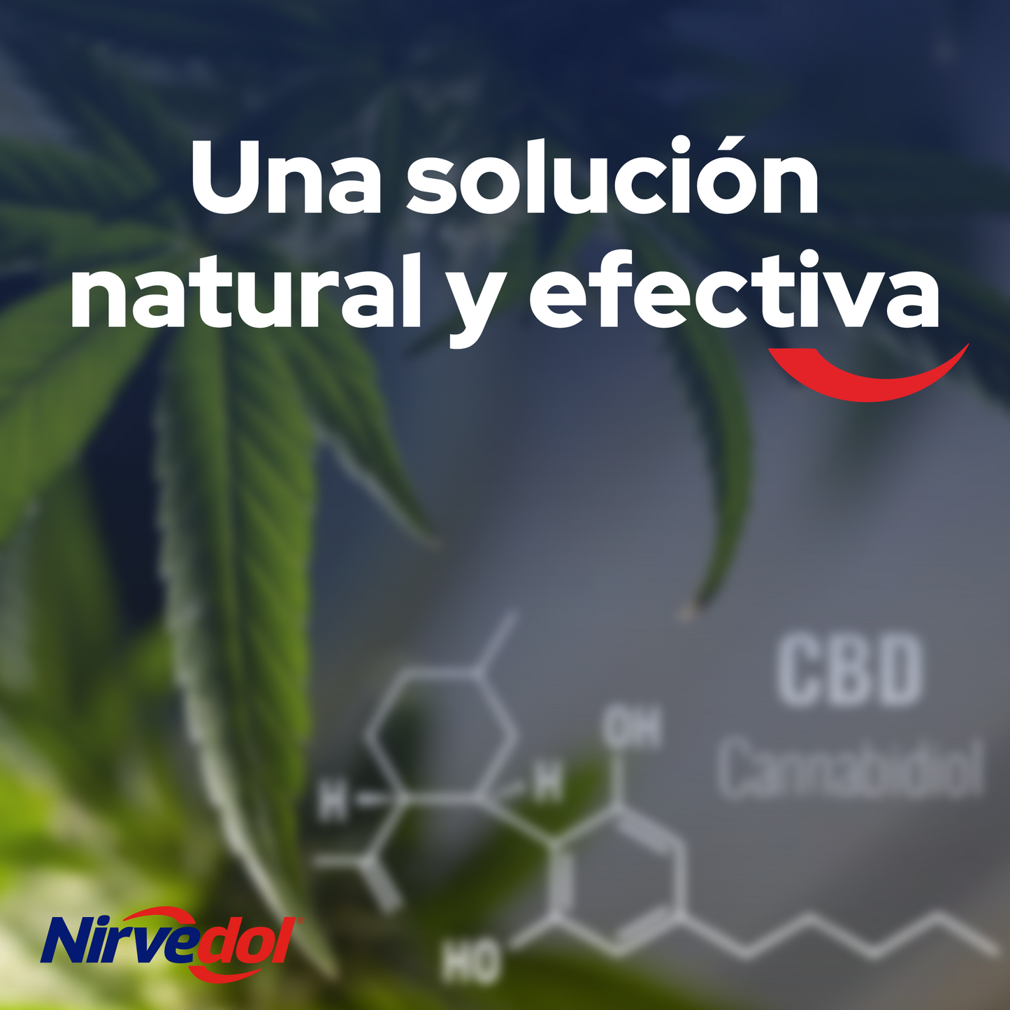 Crema Nirvedol Frío 60g con 180 mg de CBD. Refrescante con Mentol, Árnica y Caléndula