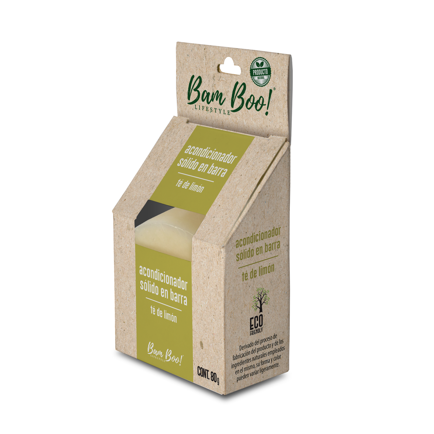 Solid Conditioner Lemon Tea 80 g Bam Boo! Lifestyle