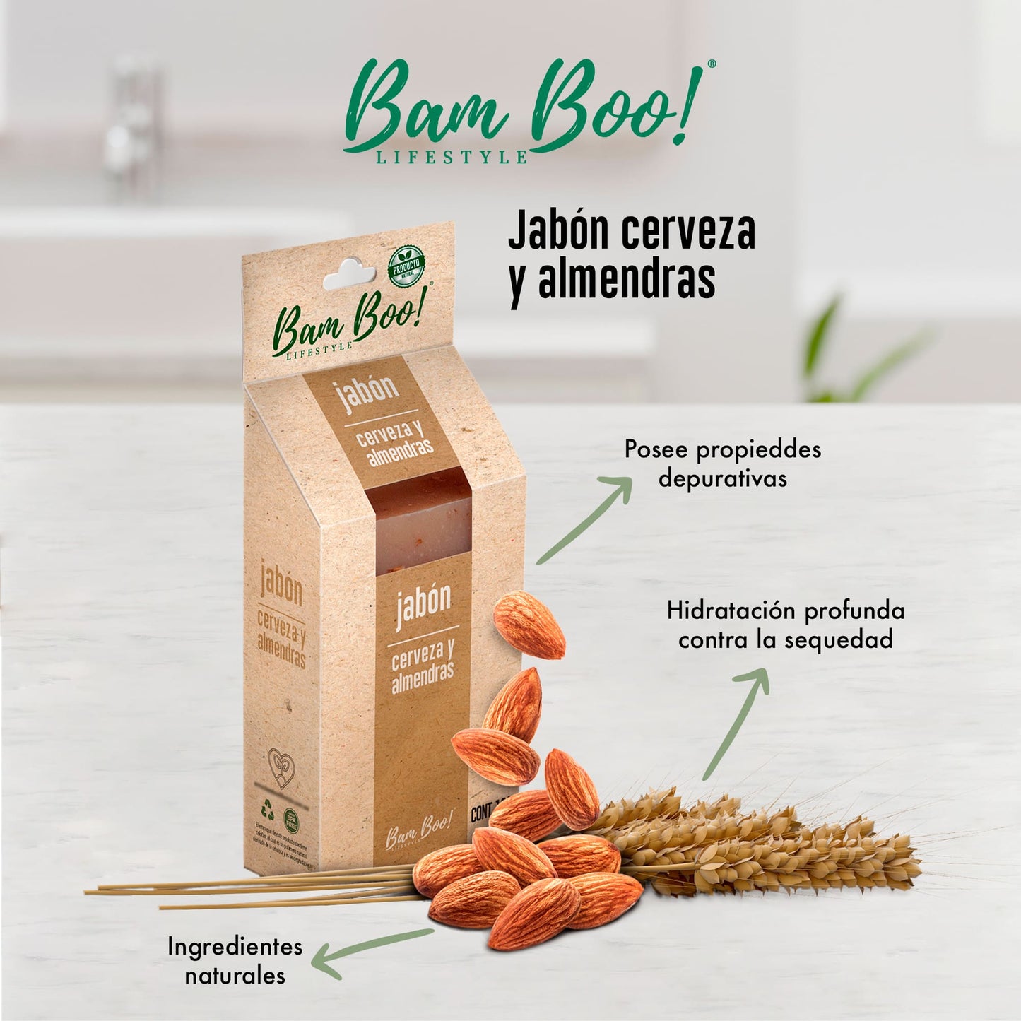 50 Pack Mix Jabones 100 G Mayoreo Bam Boo! Lifestyle