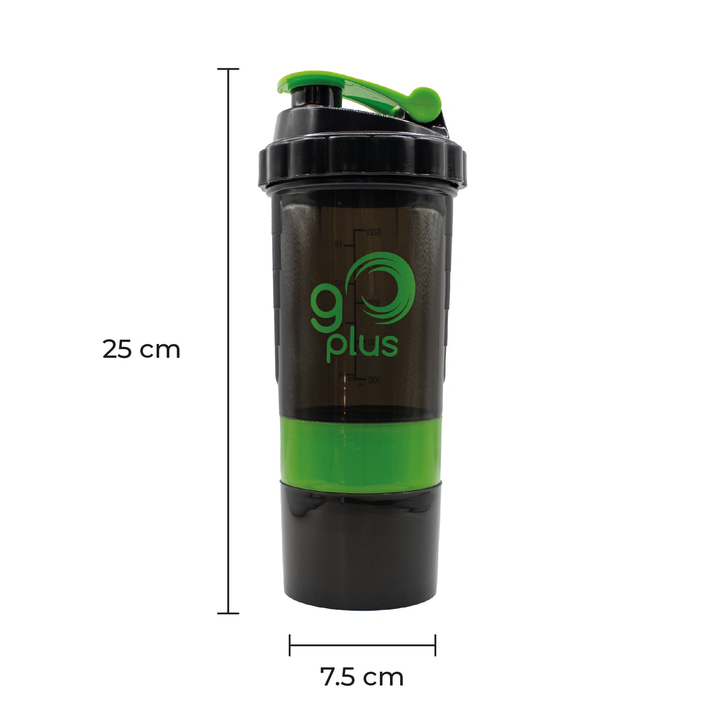 2 Pack Vaso Mezclador De Proteina Smart Shaker Combos Go Plus