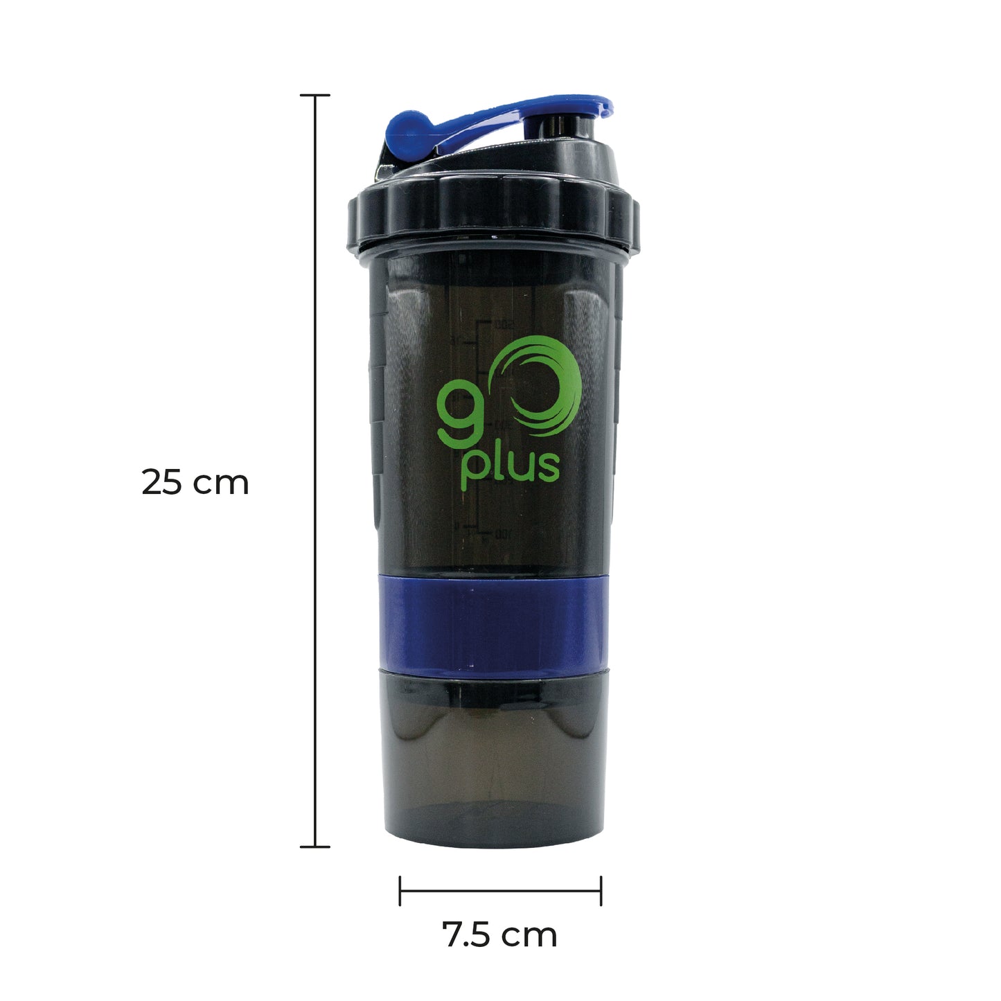 2 Pack Vaso Mezclador De Proteina Smart Shaker Combos Go Plus