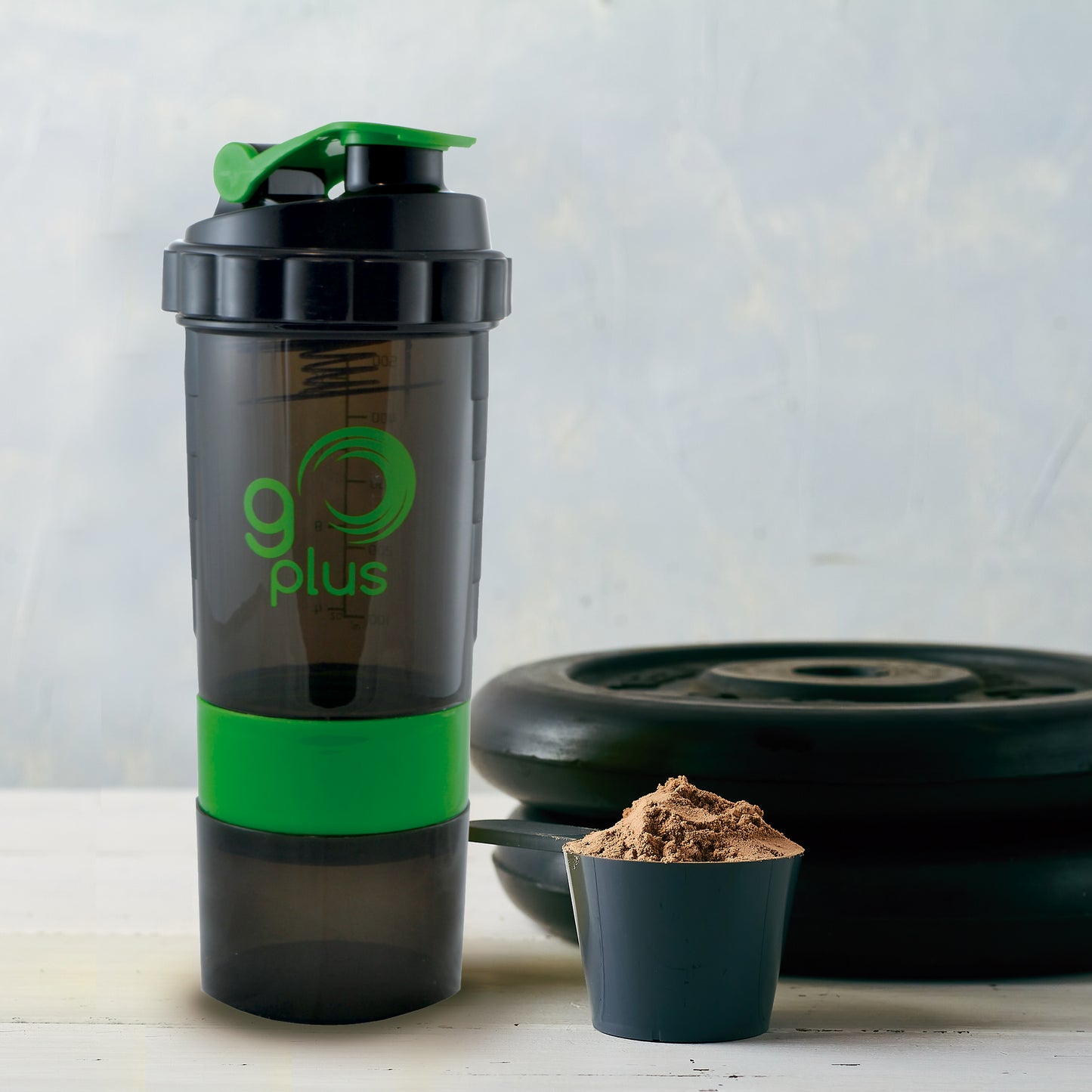2 Pack Vaso Mezclador De Proteina Smart Shaker Combos Go Plus