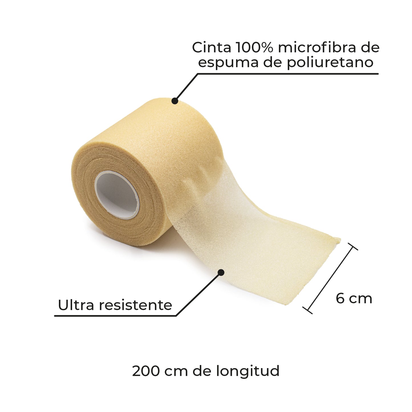 Cinta Cebolla Para Pre Vendaje Deportivo Under Tape Go Plus