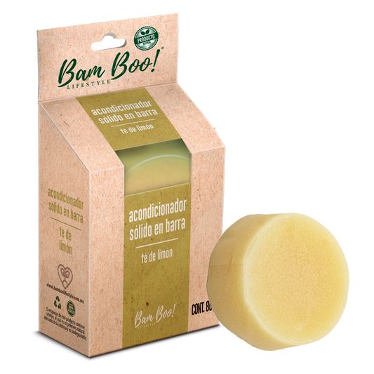 Solid Conditioner Lemon Tea 80 g Bam Boo! Lifestyle
