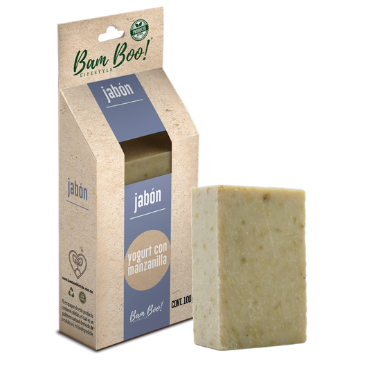 Natural Yogurt Soap With Chamomile 100 g Bam Boo! Lifestyle