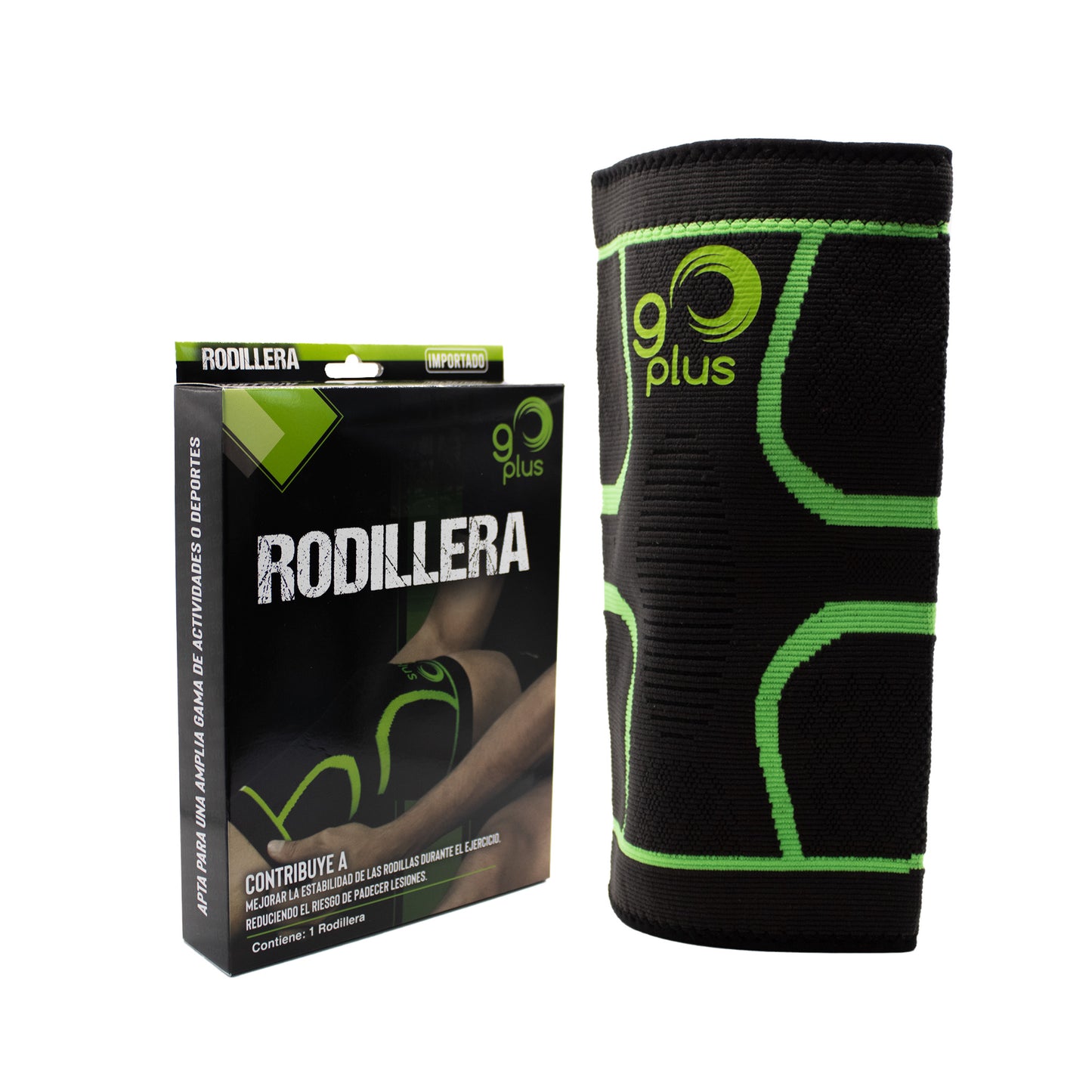 Rodillera Rehabilitación Deportiva Compresión Go Plus