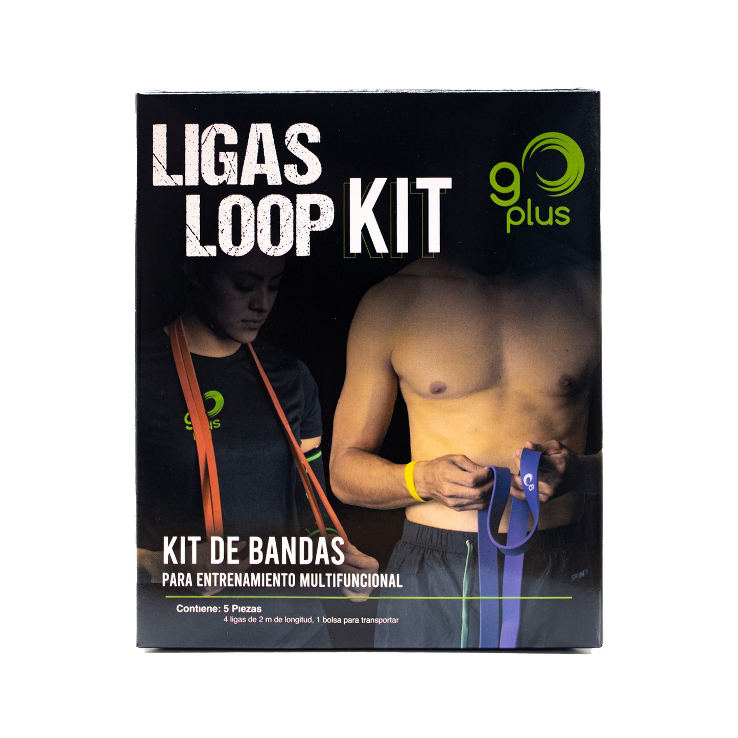 Ligas Loop Kit Bandas de Resistencia Largas Pull Up Go Plus