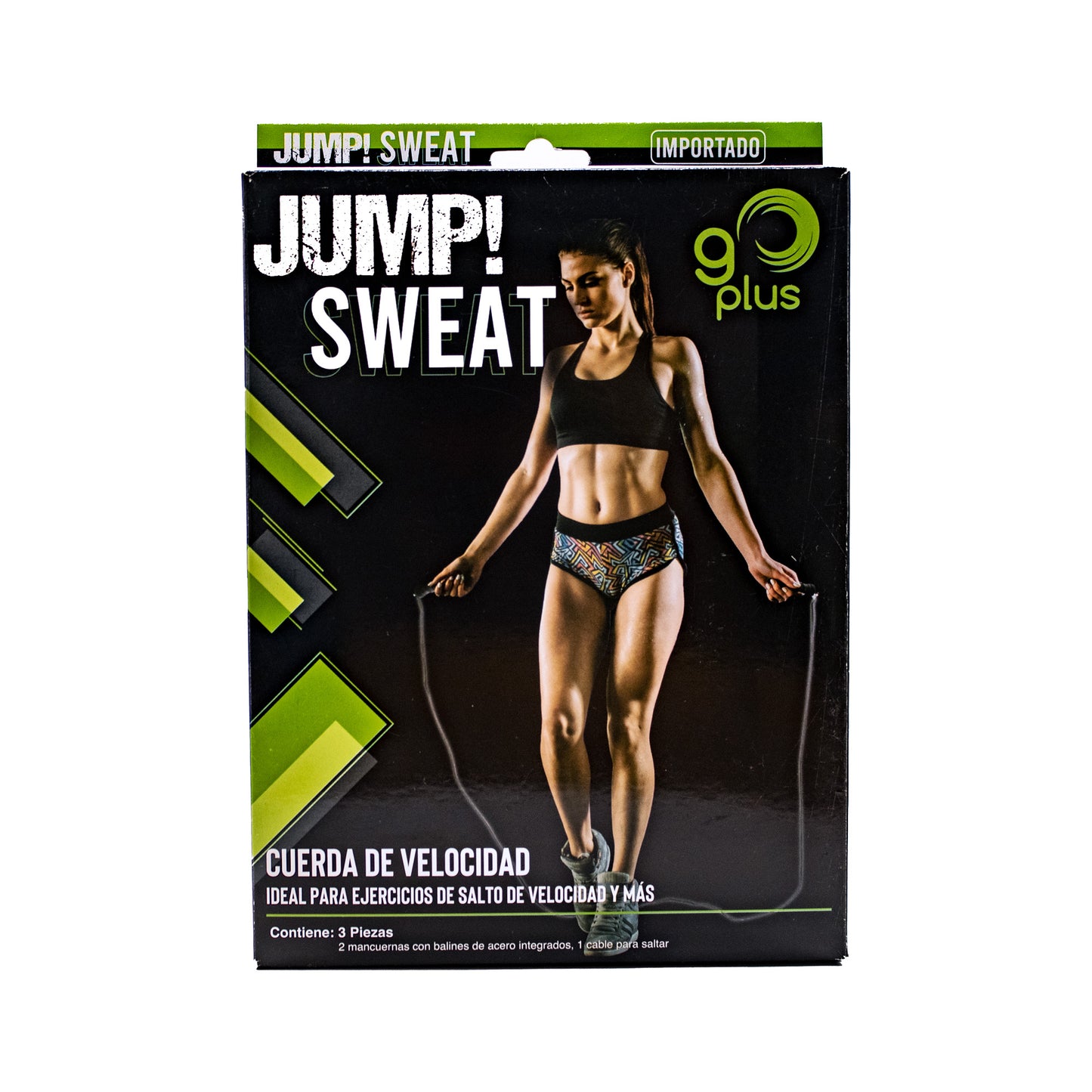 Jump! Sweat Cuerda para Saltar Ajustable Go Plus