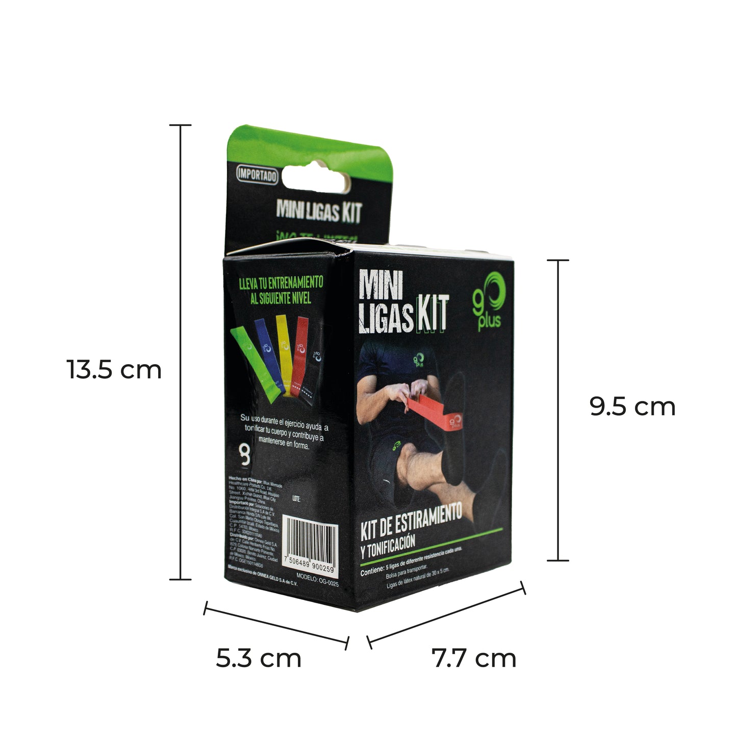 Mini Ligas Kit 5 Bandas de Resistencia Go Plus