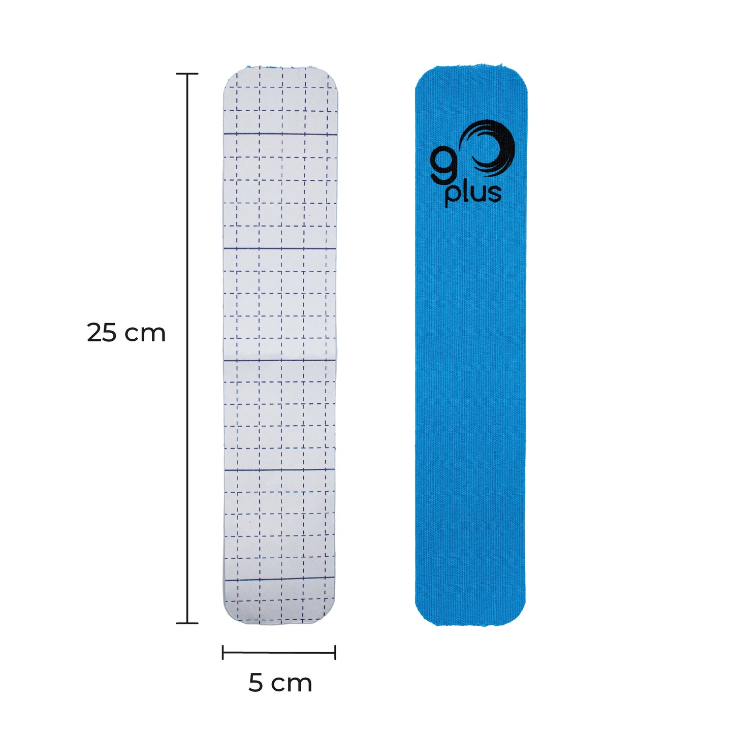 Cinta Kinesiologica Azul 1 m Precortada Go Plus