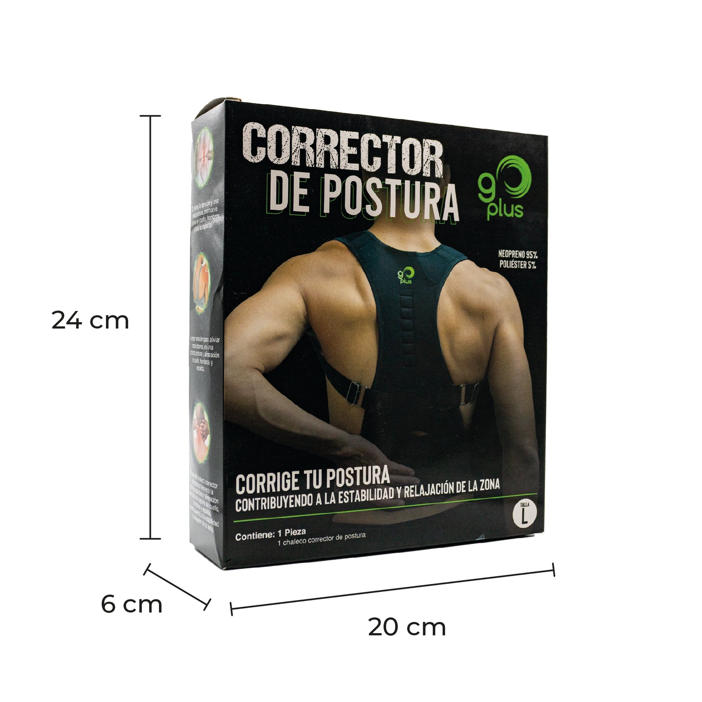 Corrector de Postura para Espalda Go Plus