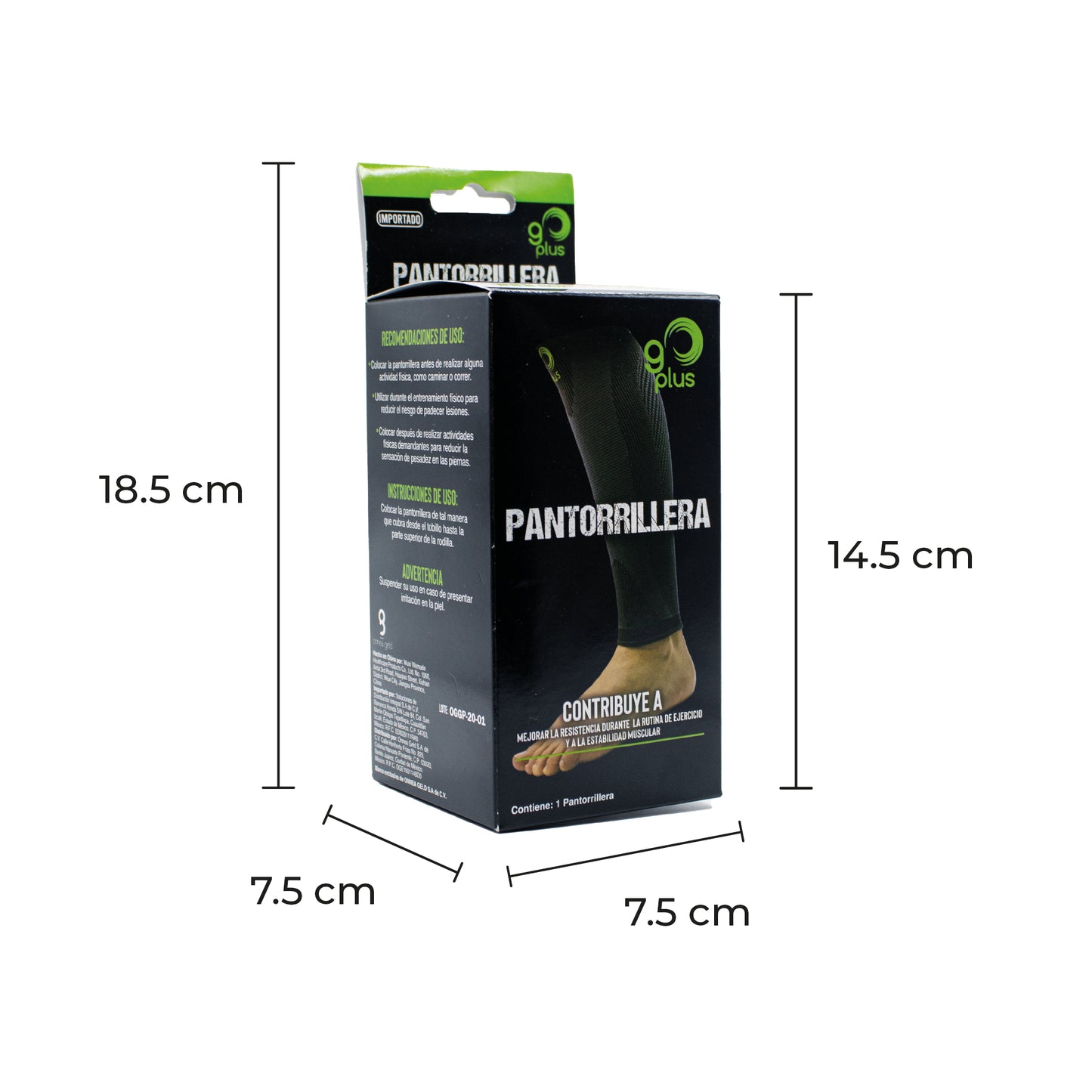 Go Plus Compression Sports Rehabilitation Calf Sleeve