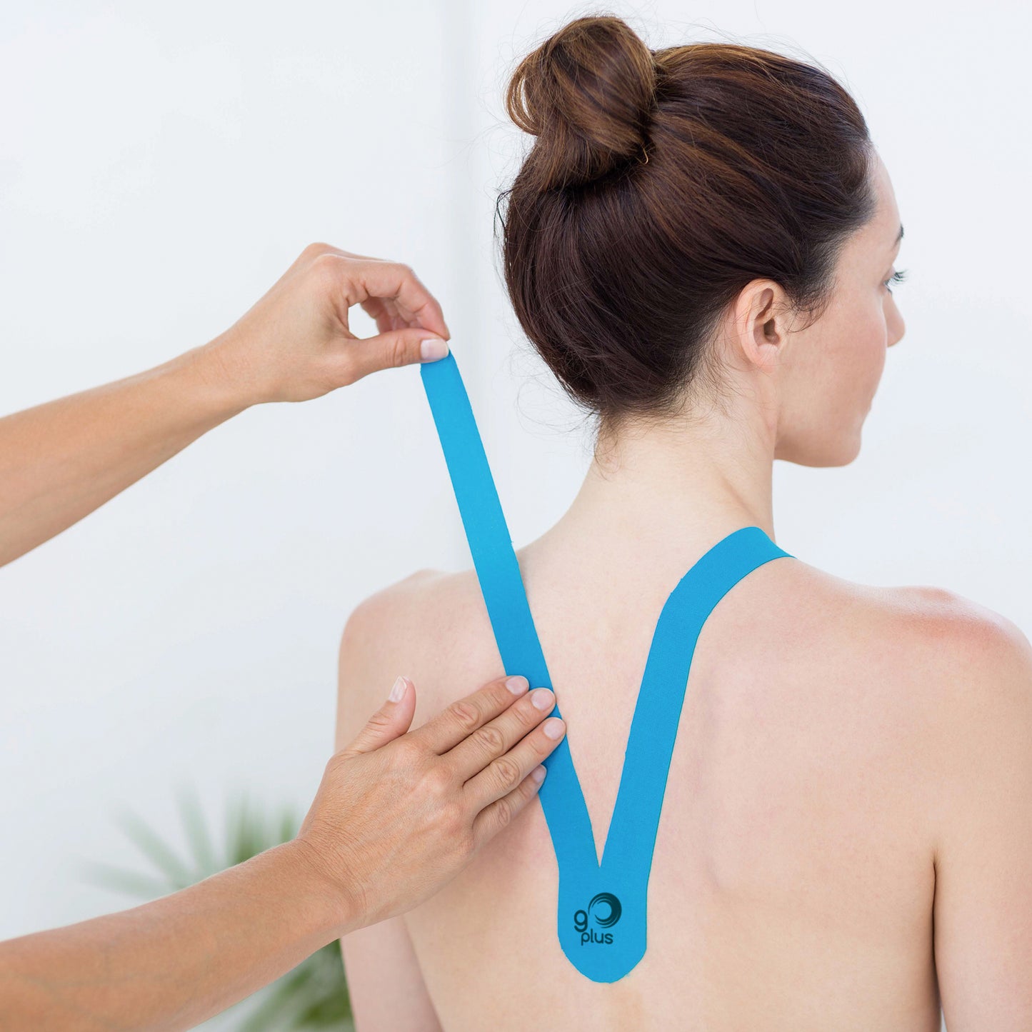 Cinta Kinesiologica Azul 5 m Precortada Go Plus