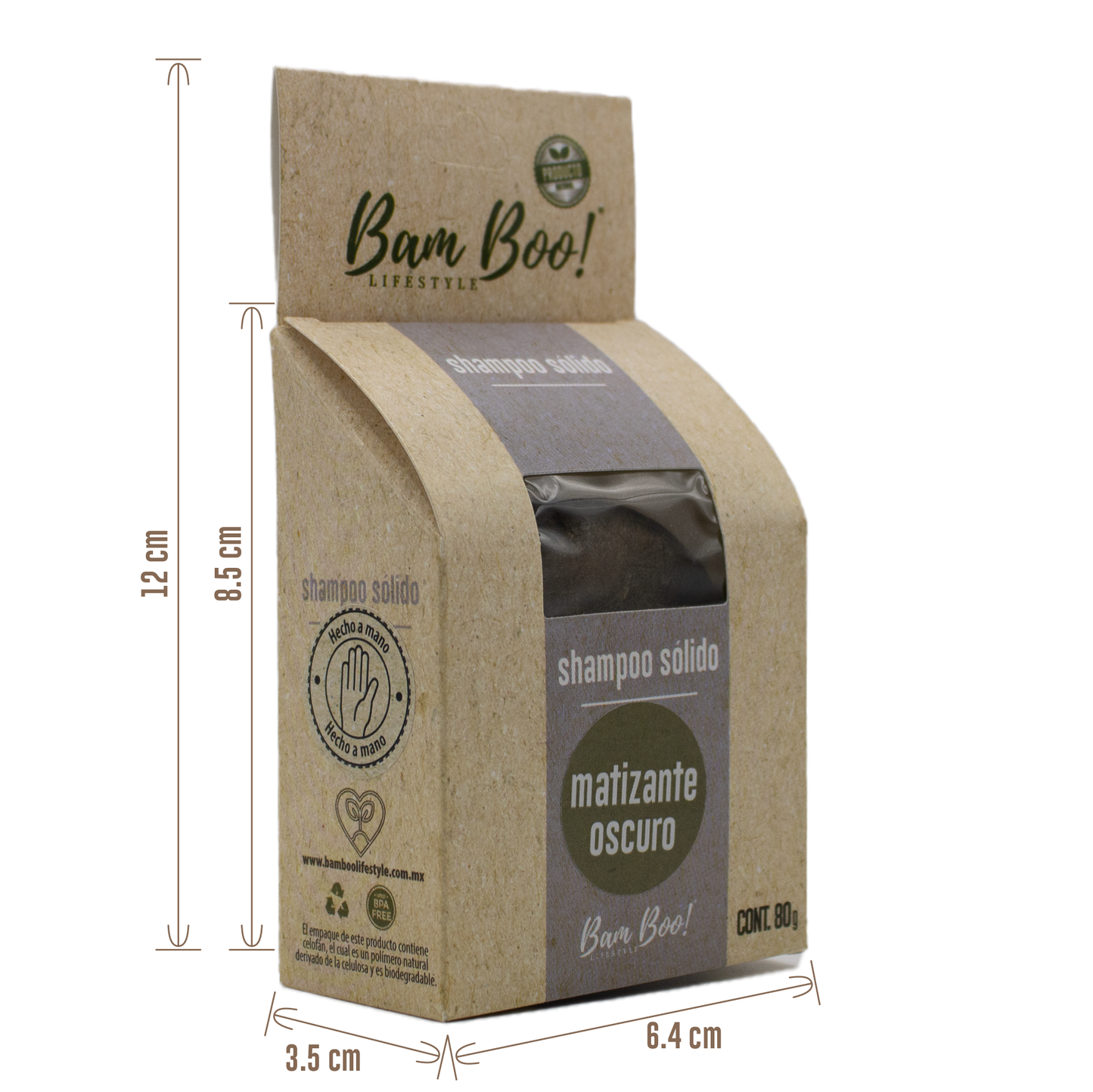 Solid Artisan Dark Matting Shampoo 80 g Bam Boo! Lifestyle