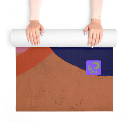 "Sporty Vibes: A Dynamic Abstract Art Creation" - Go Plus Foam Yoga Mat