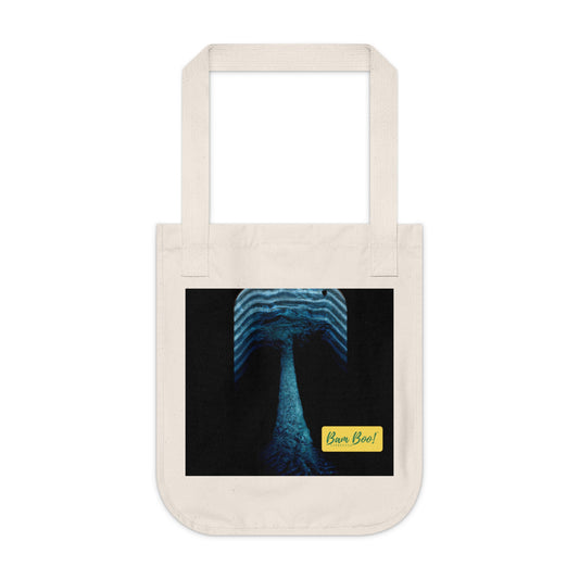 "Nature Meets Tech: A Dreamy Abstraction" - Bam Boo! Lifestyle Eco-friendly Tote Bag