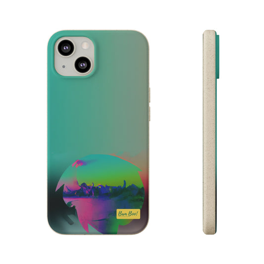 "Sunset Reflections: An Abstract Art Exploration" - Bam Boo! Lifestyle Eco-friendly Cases