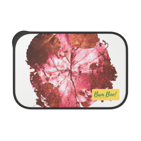 Art of Nature: An Abstract Exploration - Bam Boo! Lifestyle Eco-friendly PLA Bento Box with Band and Utensils