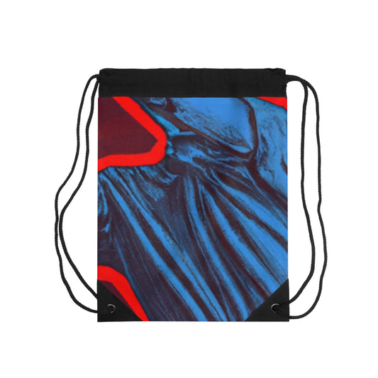 "The Art of Competition: Melding Power and Motion" - Go Plus Drawstring Bag