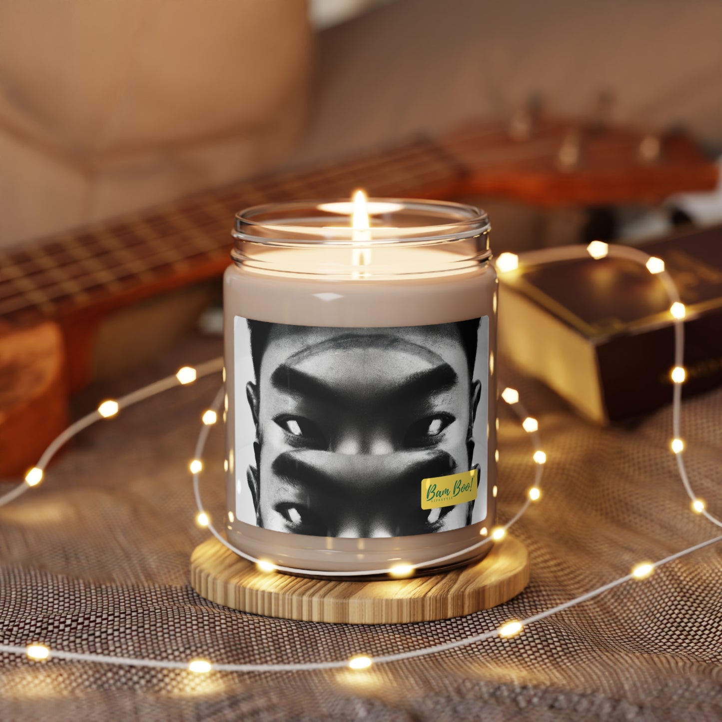 "Asymetric Self-Portrait" - Bam Boo! Lifestyle Eco-friendly Soy Candle