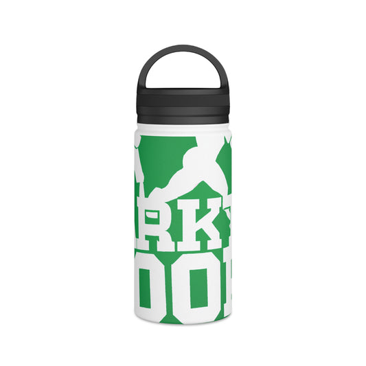 "Unleashing the Emotions of the Game: A Colorful Sports Art Explosion" - Go Plus Stainless Steel Water Bottle, Handle Lid