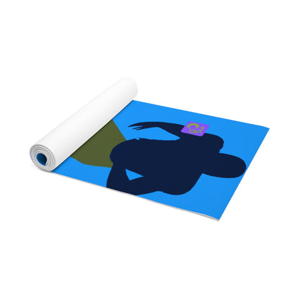 "Shapes of Victory: Celebrating the Thrill of Sports" - Go Plus Foam Yoga Mat