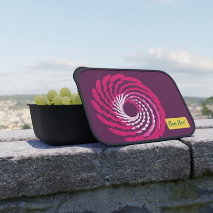 "Fusion of Art and Technology: A Hybrid Artistic Experience" - Bam Boo! Lifestyle Eco-friendly PLA Bento Box with Band and Utensils
