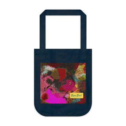 "Interplay of Emotion: Exploring Complementary Color and Abstract Form Through Abstract Art" - Bam Boo! Lifestyle Eco-friendly Tote Bag