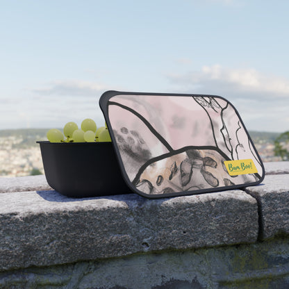 "The Natural Exuberance of Abstraction" - Bam Boo! Lifestyle Eco-friendly PLA Bento Box with Band and Utensils