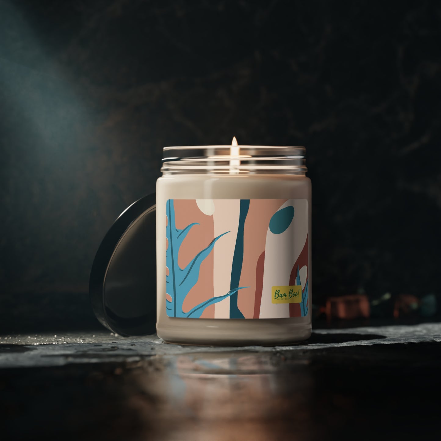 "Abstract Expression: Invoking Emotion Through Color, Shape, and Line" - Bam Boo! Lifestyle Eco-friendly Soy Candle
