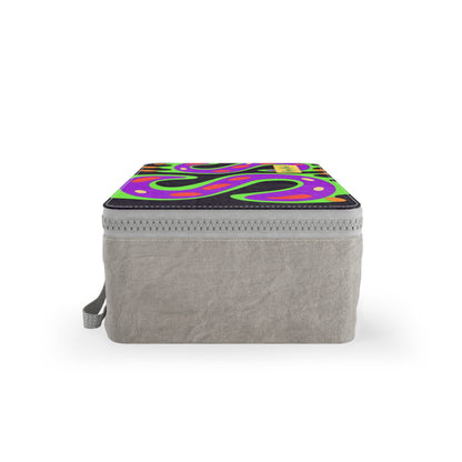 "The Swirling Spectrum of 'S' Shapes" - Bam Boo! Lifestyle Eco-friendly Paper Lunch Bag