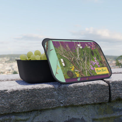 "Collected Perspectives: Crafting a Unique Landscape" - Bam Boo! Lifestyle Eco-friendly PLA Bento Box with Band and Utensils