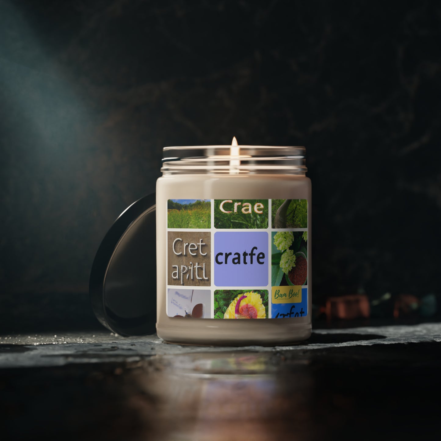 "Nature's Splendid Collage" - Bam Boo! Lifestyle Eco-friendly Soy Candle