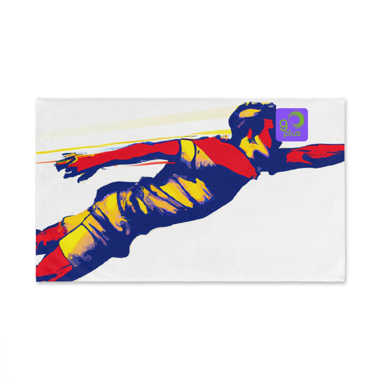 "Dynamic Movement: Celebrating Your Favorite Team or Athlete" - Go Plus Hand towel