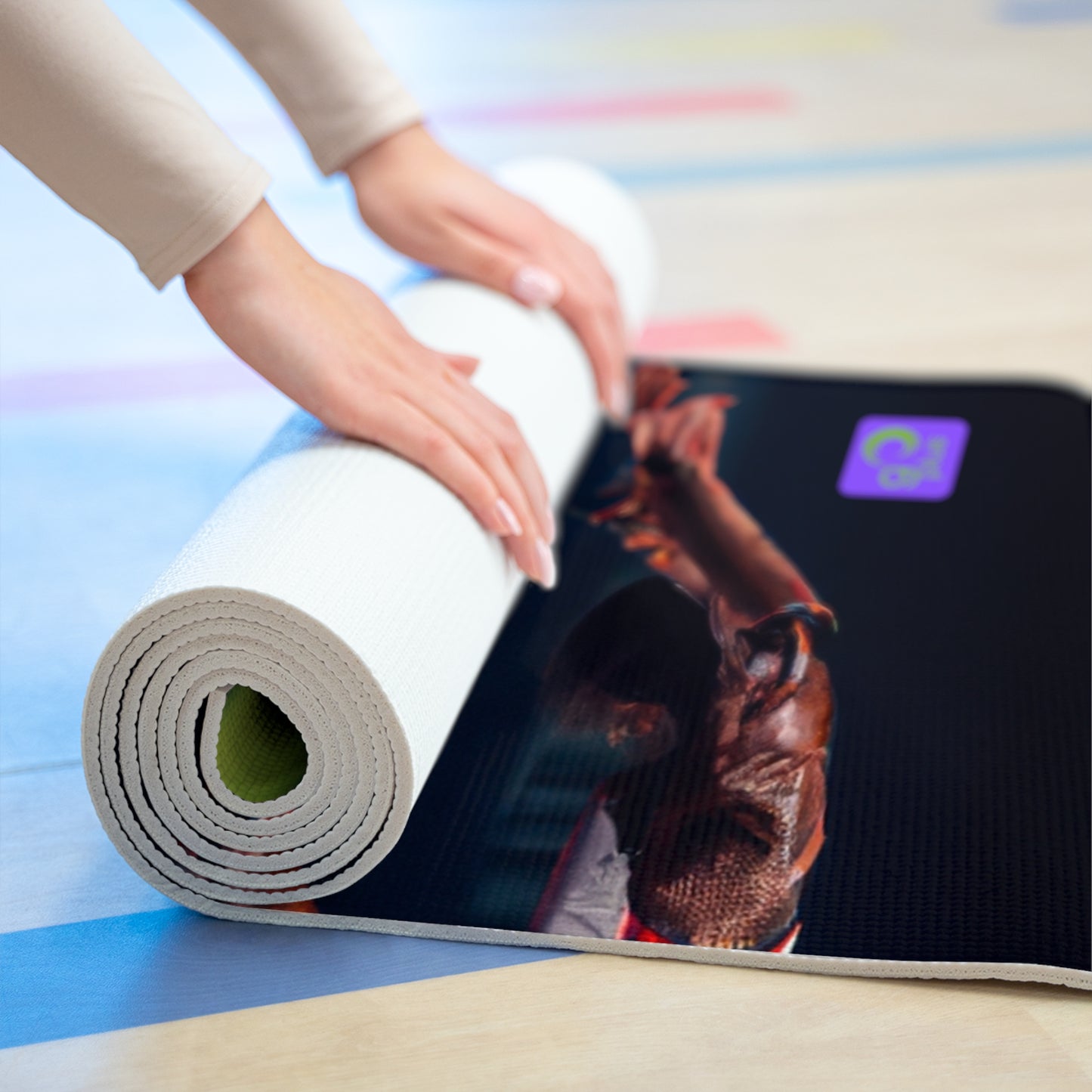 "Athletic Artistry: Capturing the Moment" - Go Plus Foam Yoga Mat
