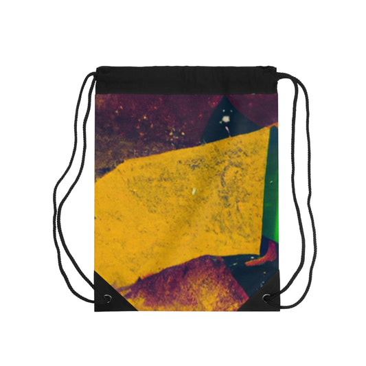 "The Passion of Sports: An Abstract Realism Artventure" - Go Plus Drawstring Bag