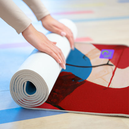 "Dynamic Sports Artistry Unleashed" - Go Plus Foam Yoga Mat