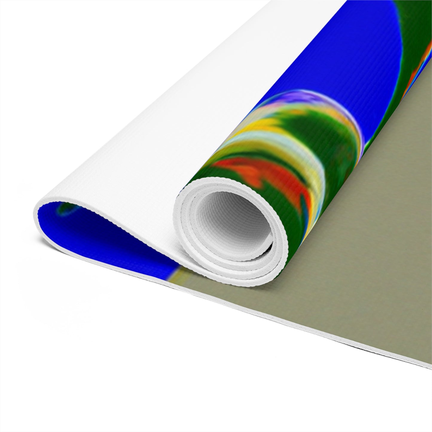 "The Moment in Motion: An Abstract Sports Image" - Go Plus Foam Yoga Mat