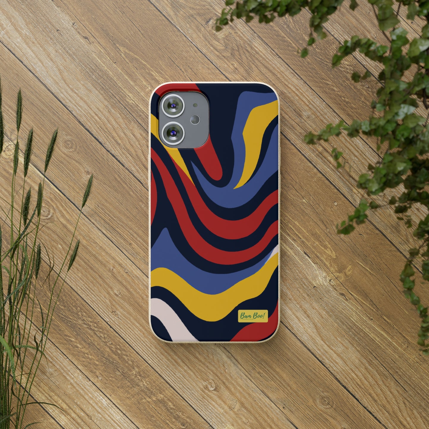 "Abstract Artistic Expression: Capturing Meaningful Emotion Through Color, Shape, and Line" - Bam Boo! Lifestyle Eco-friendly Cases