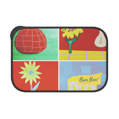 Collage of Connections - Bam Boo! Lifestyle Eco-friendly PLA Bento Box with Band and Utensils