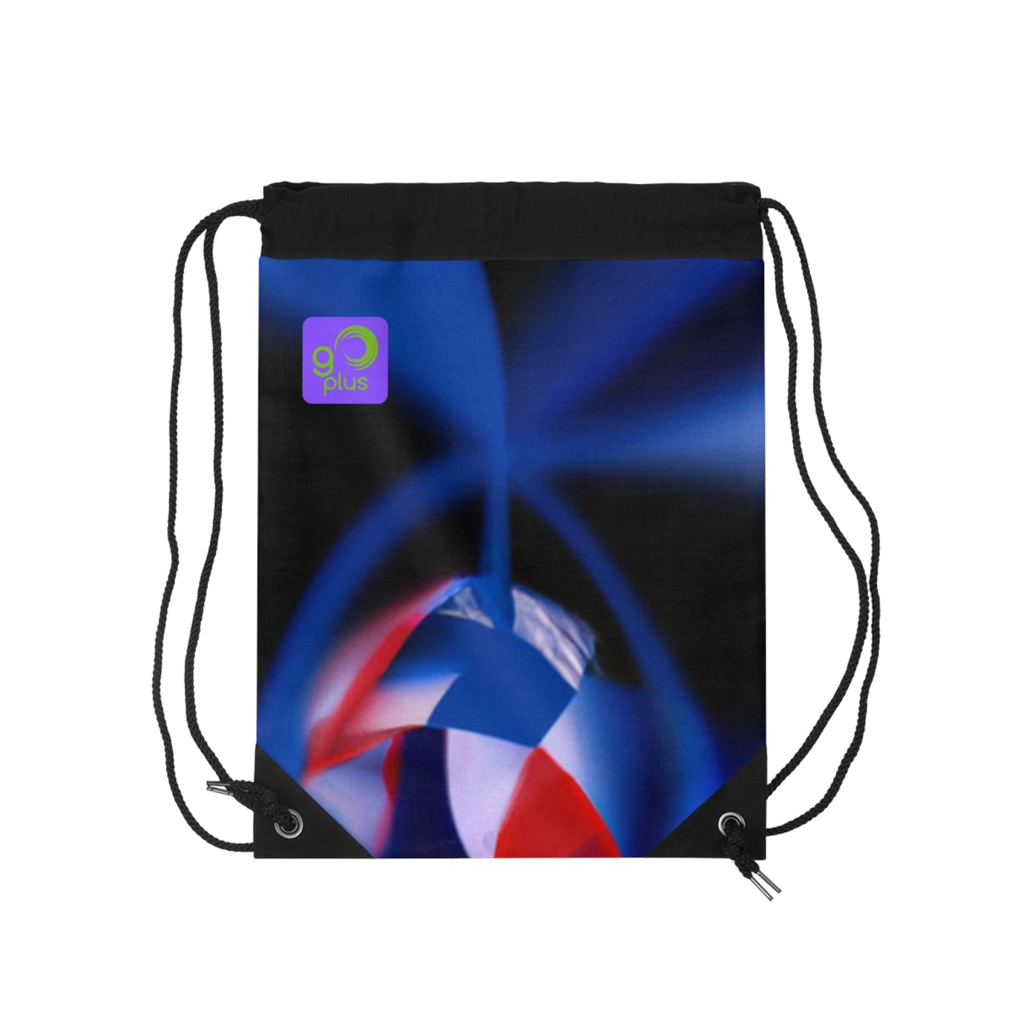 "The Motion & Intensity of the Sporting Event: An Abstract Image" - Go Plus Drawstring Bag
