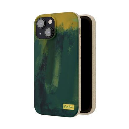 "Mixing Dreams: A Textured Abstract Landscape" - Bam Boo! Lifestyle Eco-friendly Cases